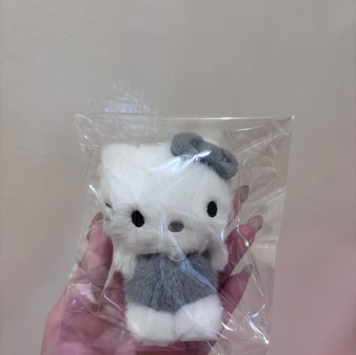 韓國 kitty 凱蒂貓 灰色 吊飾 娃娃
