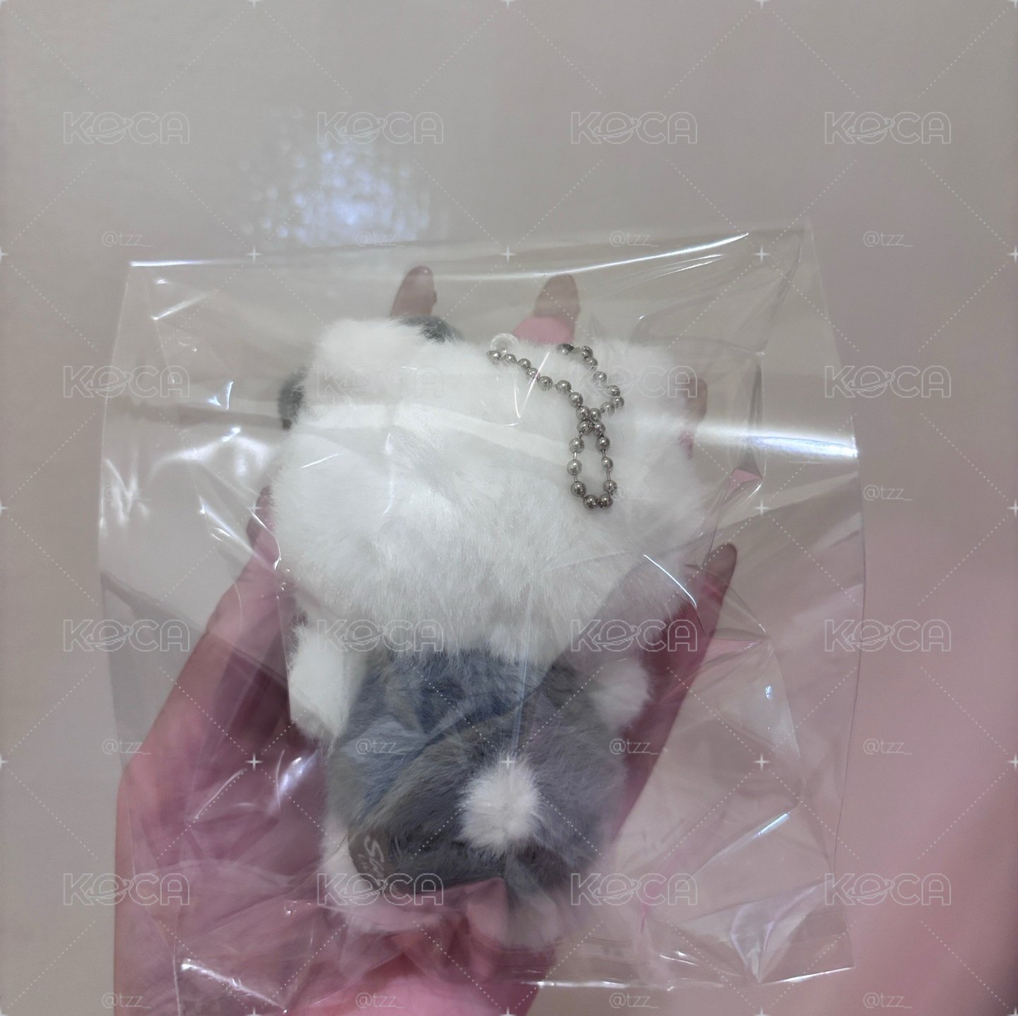 韓國 kitty 凱蒂貓 灰色 吊飾 娃娃
