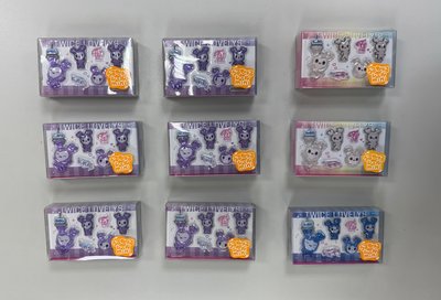 現貨速出！ Gigo 紗💜瑜💙水晶貼紙 