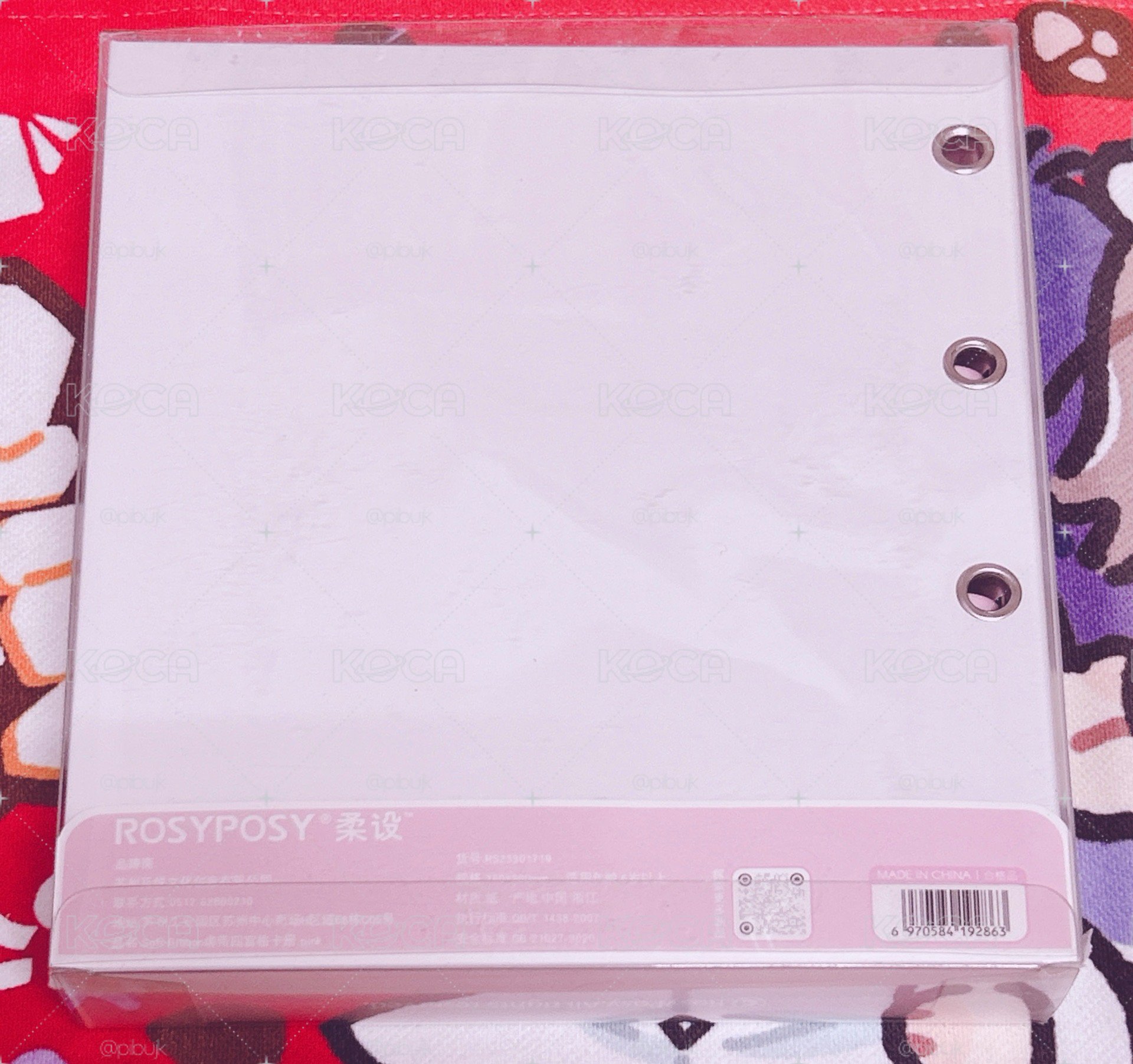 RosyPosy Soft Ribbon 綁帶四宮格卡冊