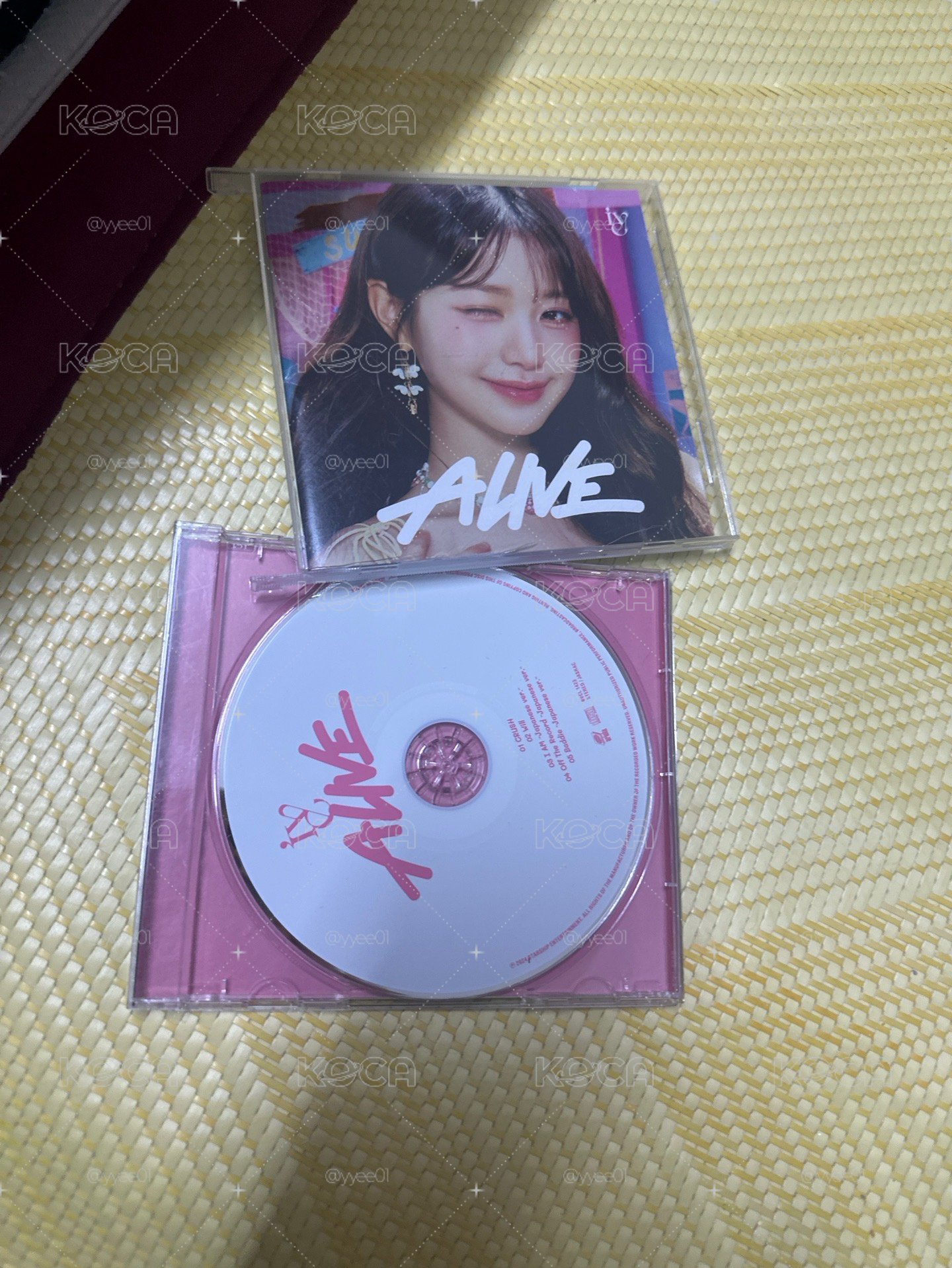 IVE 張員瑛隱眼美妝品代言卡送日專空專