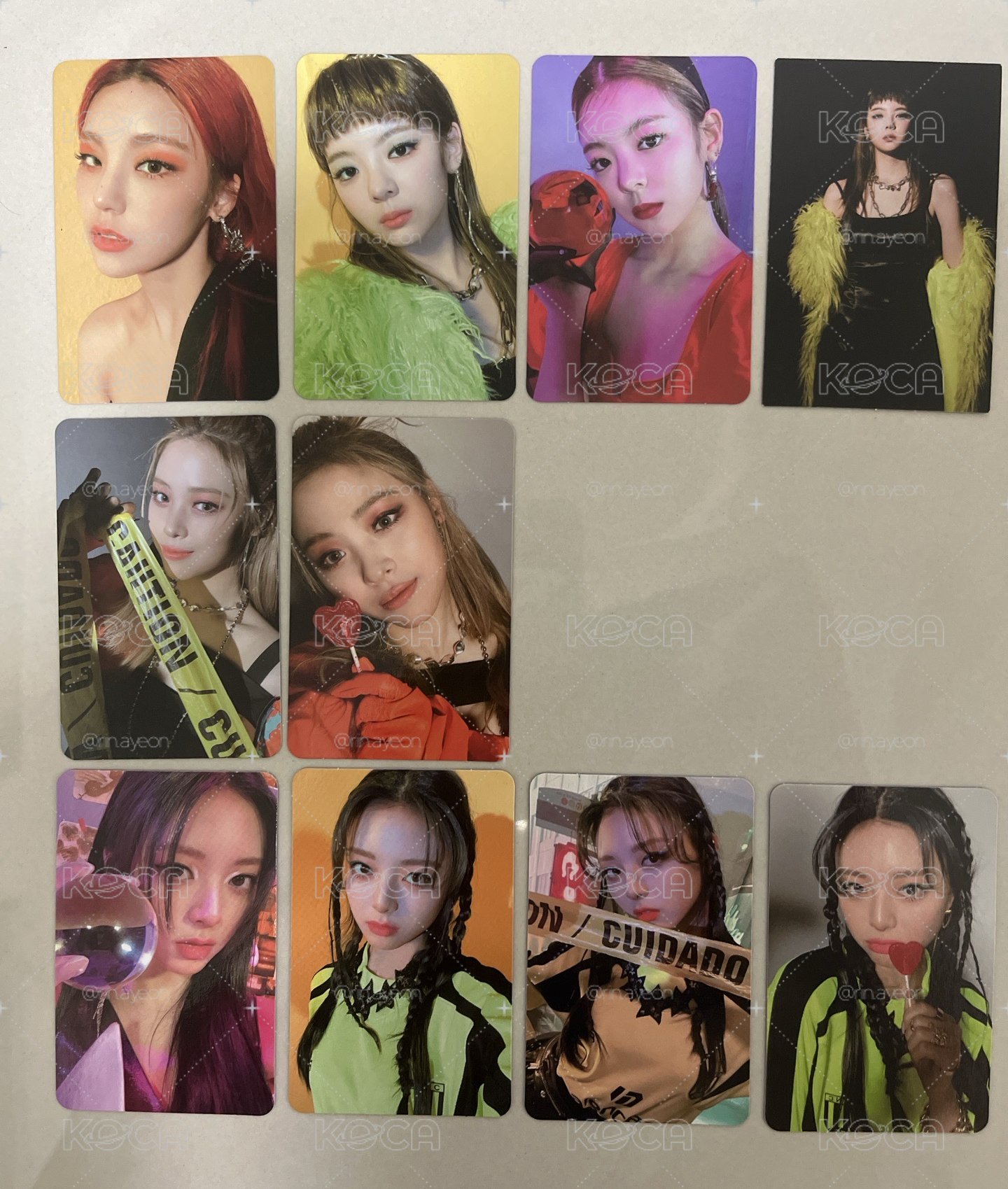 Itzy 迷四 專卡