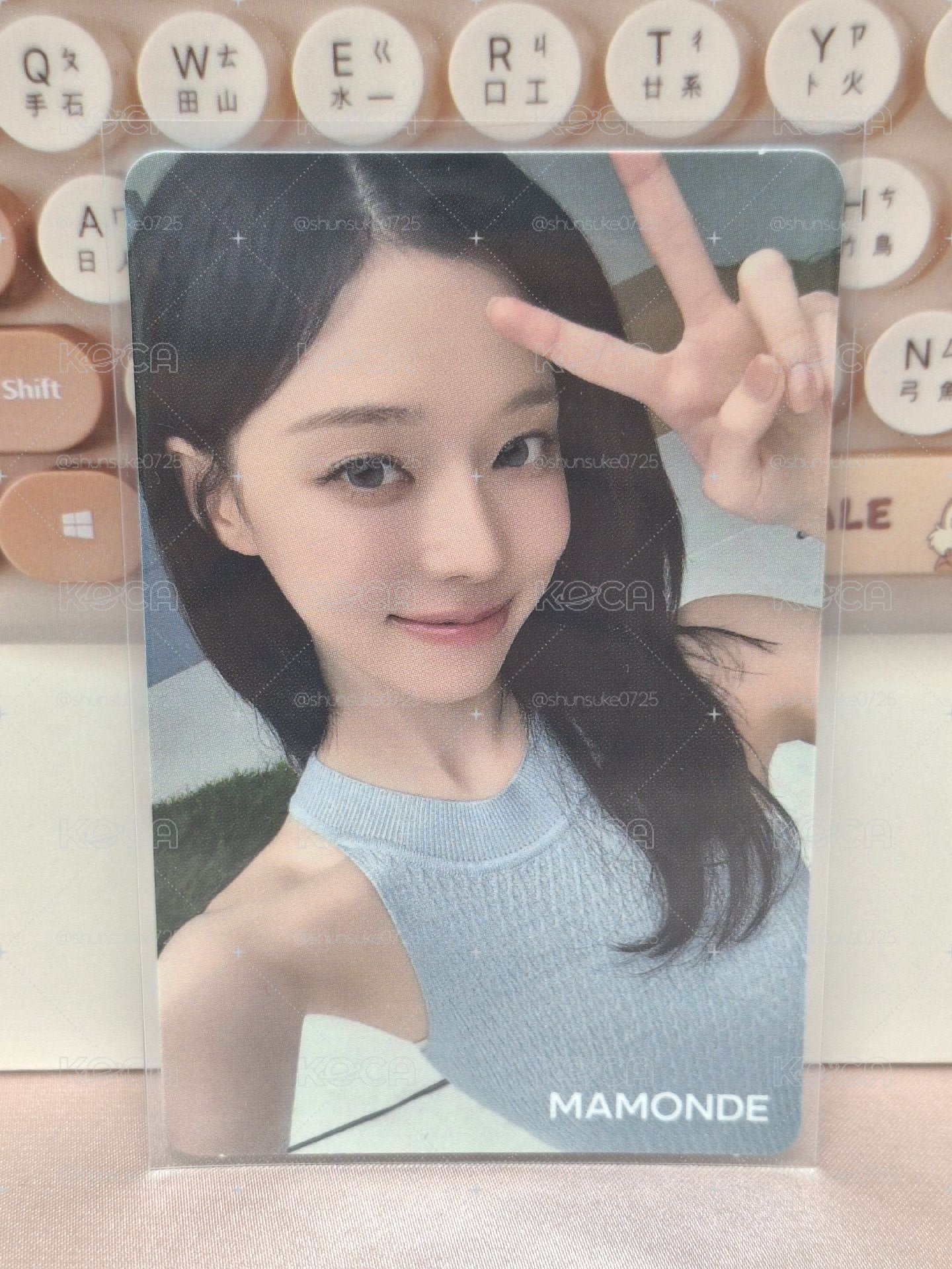 MAMONDE 7.0 代言卡 夢妝冬