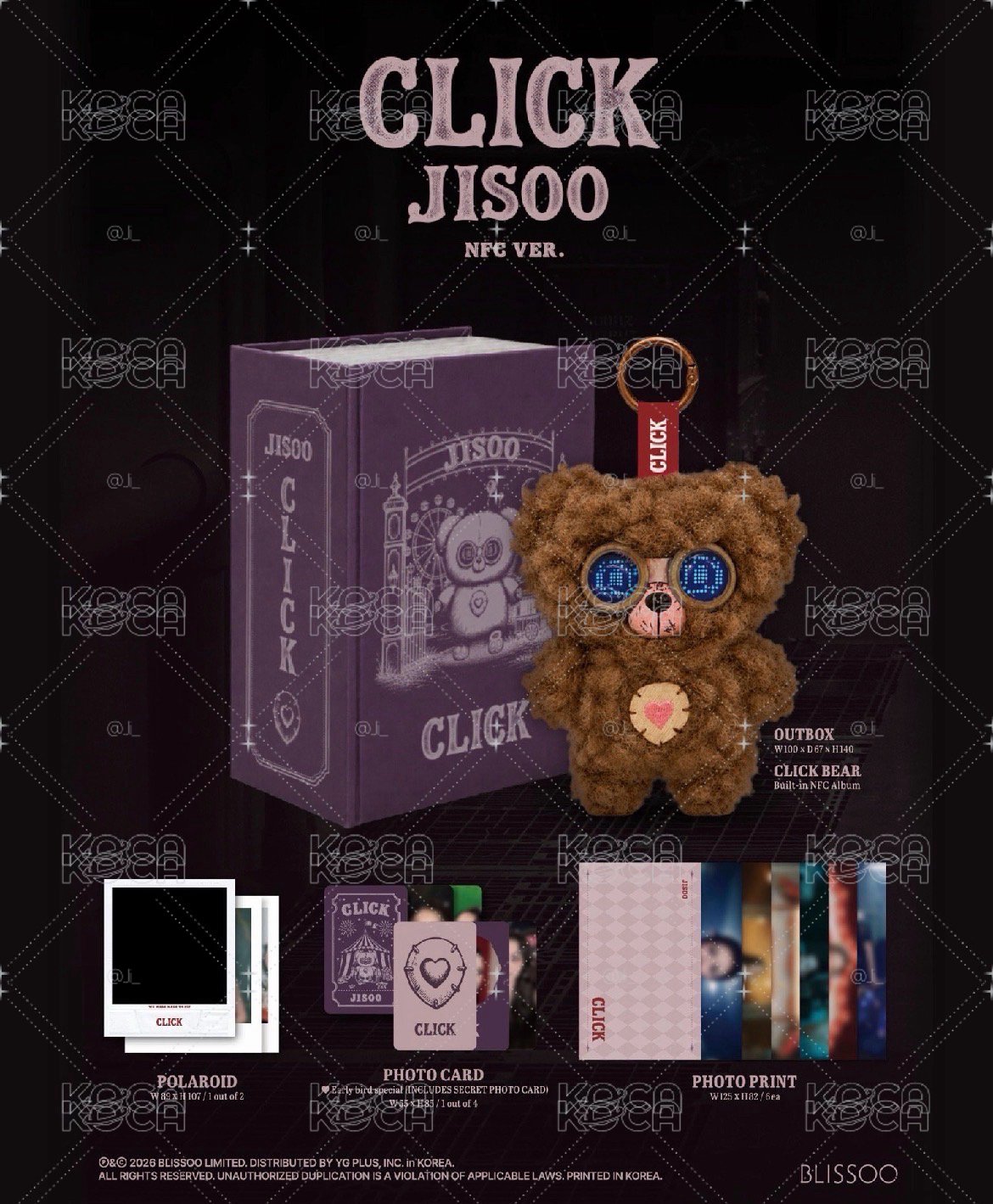 Jisoo CLICK nfc ver.