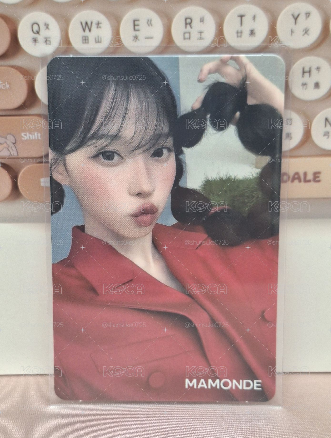 MAMONDE 7.0 代言卡 夢妝冬