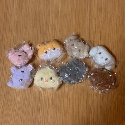 毛絨大頭吊飾 (一套)