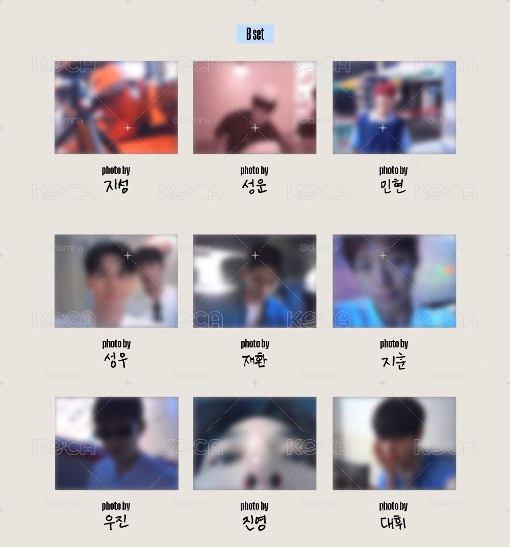 WANNA ONE GO in LA 迷你相機+吊飾+明信片組