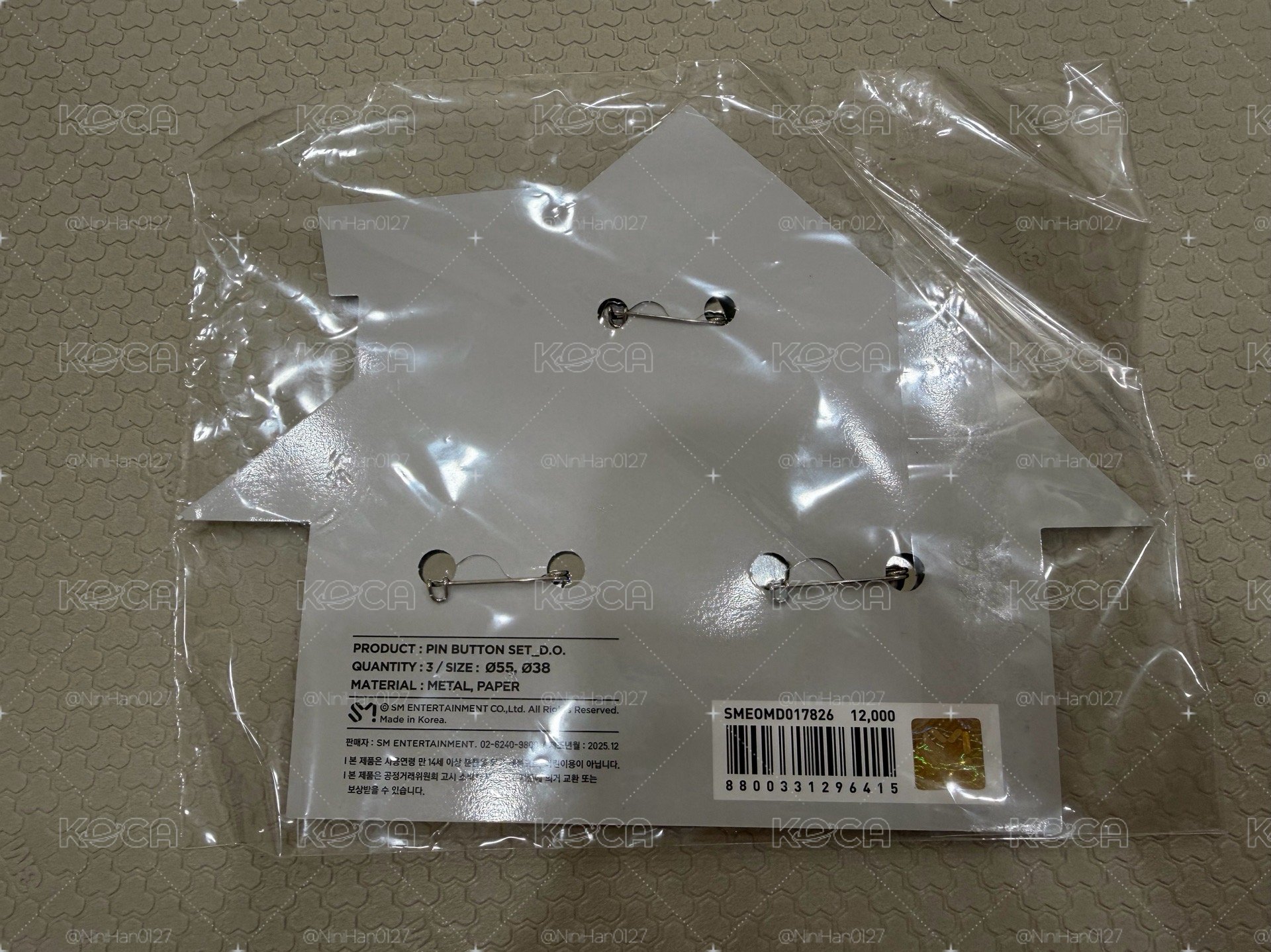 全新未拆 都敬秀🐧嘟 2025 FM徽章