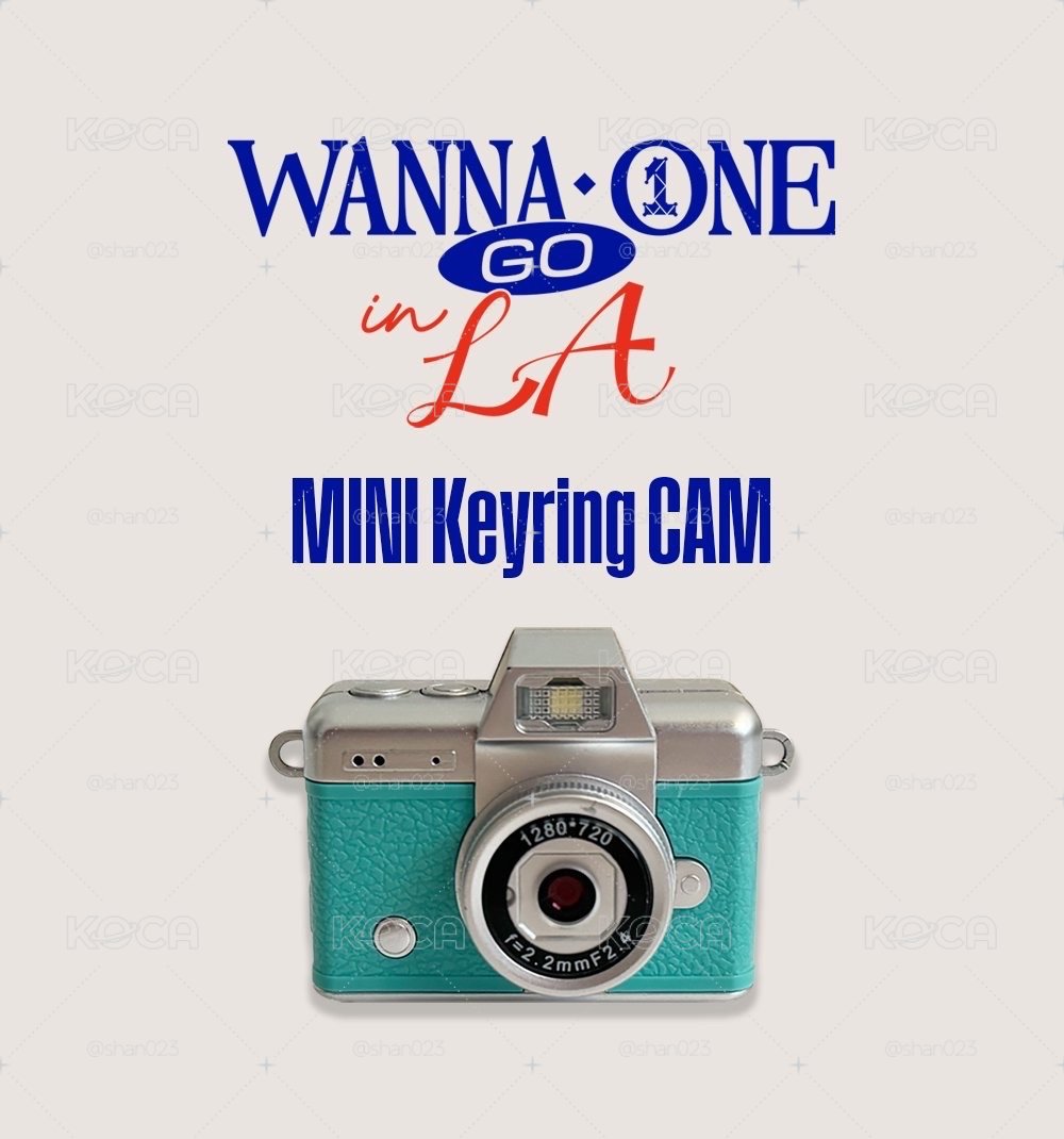(免二補)wanna one go 迷你相機吊飾📷