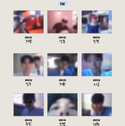 Wannaone 迷你相機鑰匙圈