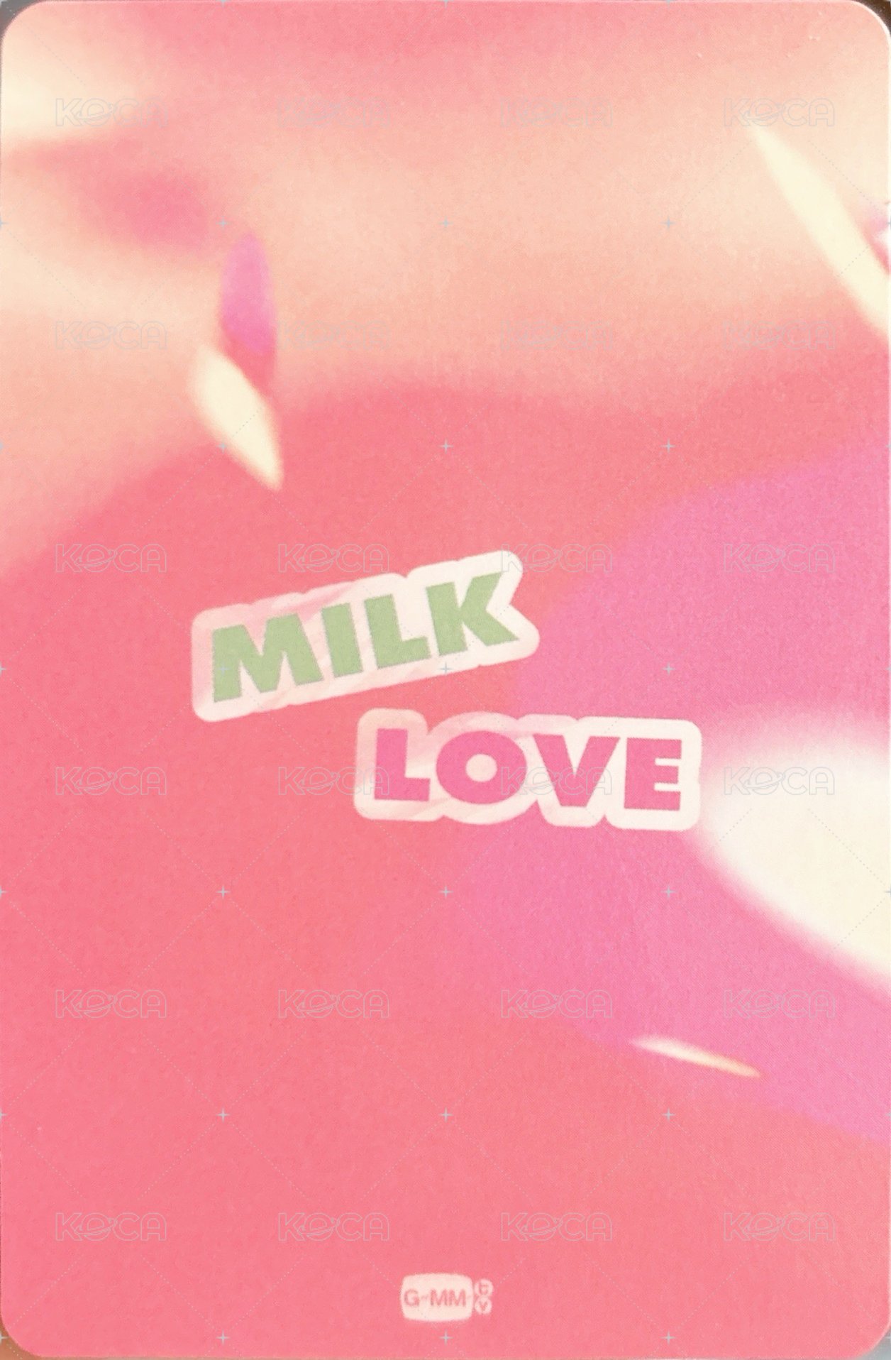 Y Book Fair 9 MILKLOVE 周邊卡  背面