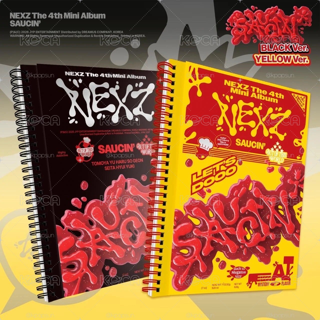 NEXZ SAUCIN’ 未拆專 1套2版