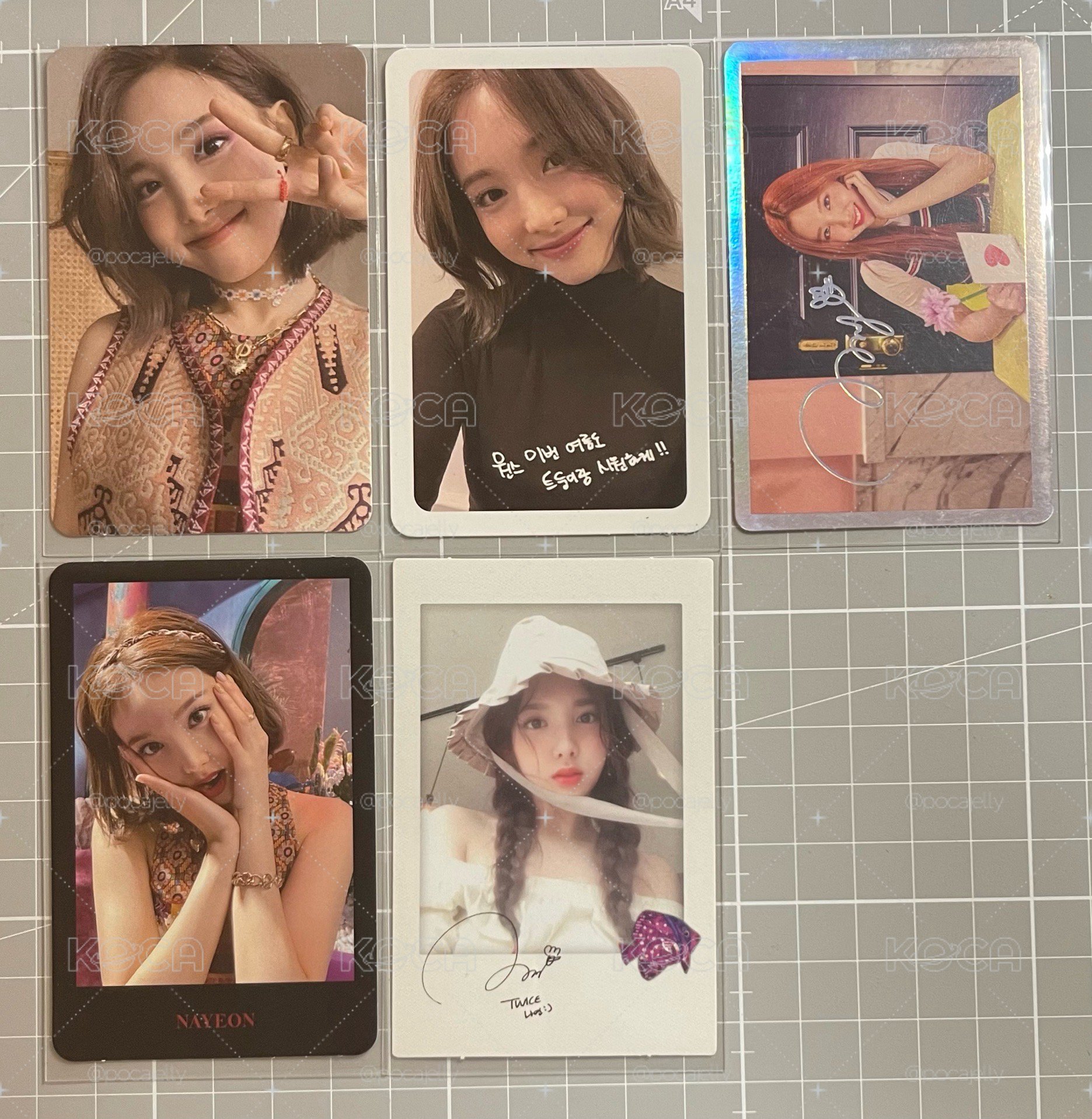 TWICE nayeon 專卡 小卡