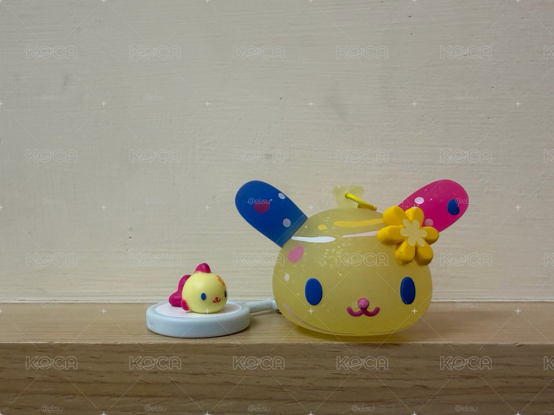 夏日花火吊飾 花小兔