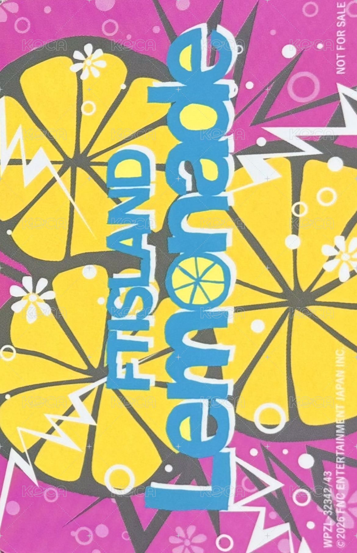 Lemonade 初回限定盤 專輯卡  背面