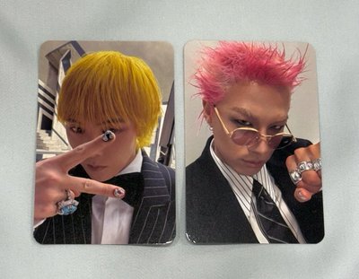 GD&太陽 高陽演唱會會員禮卡