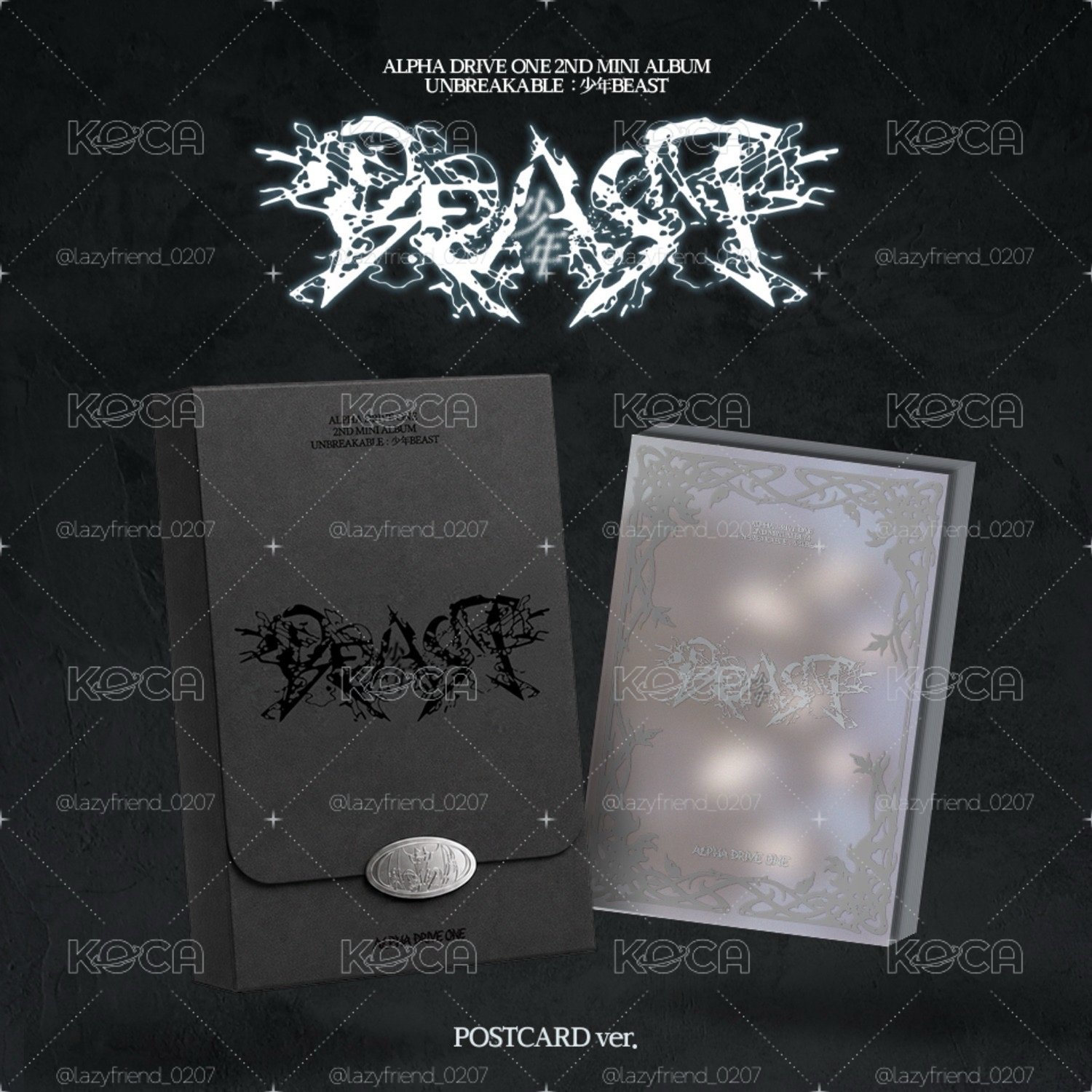 預購ALD1- 미니 2집 [UNBREAKABLE : 少年BEAST](POSTCARD Ver.)