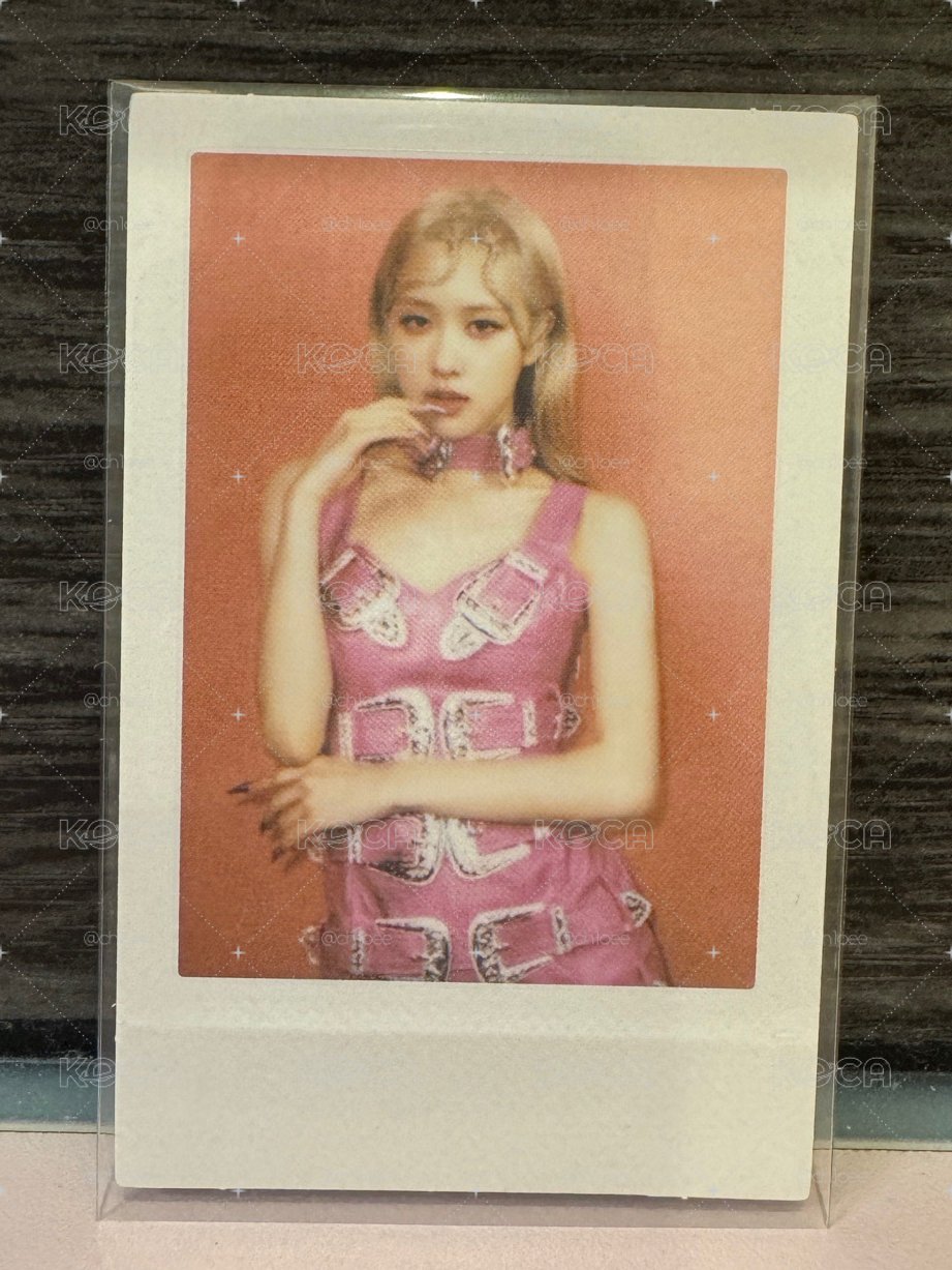 Blackpink(妮、肉、莎）BORN PINK 拍立得 專輯卡 