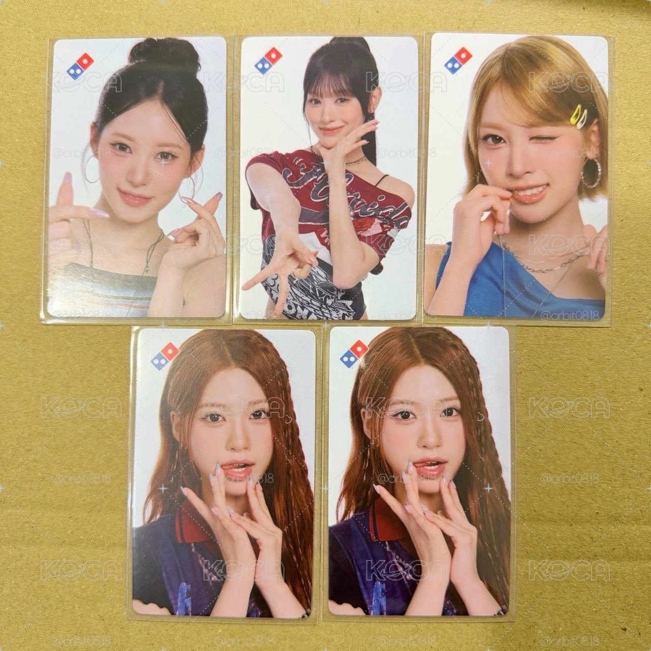 達美樂代言小卡