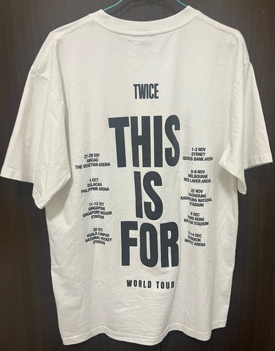 台北場周白T