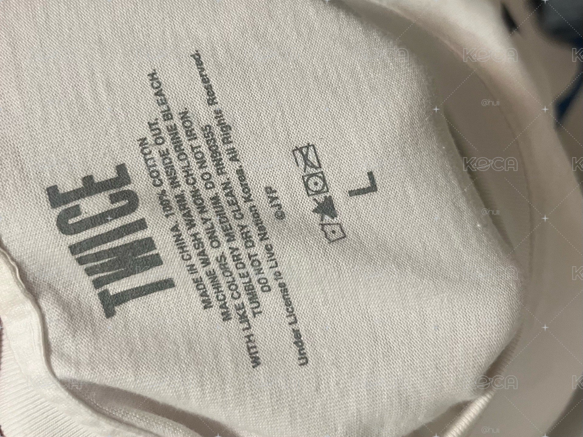 台北場周白T