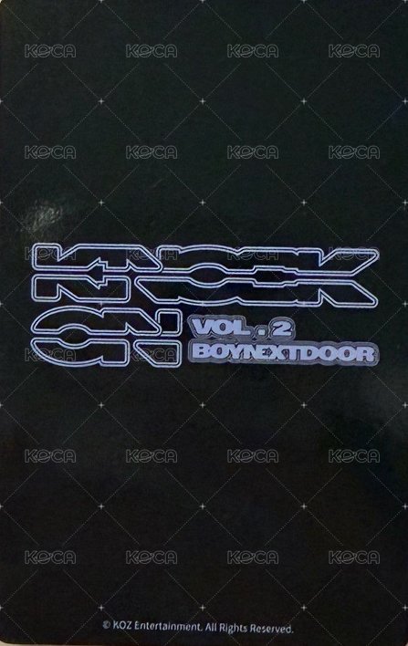 二巡 新入會 Membership kit card  Back