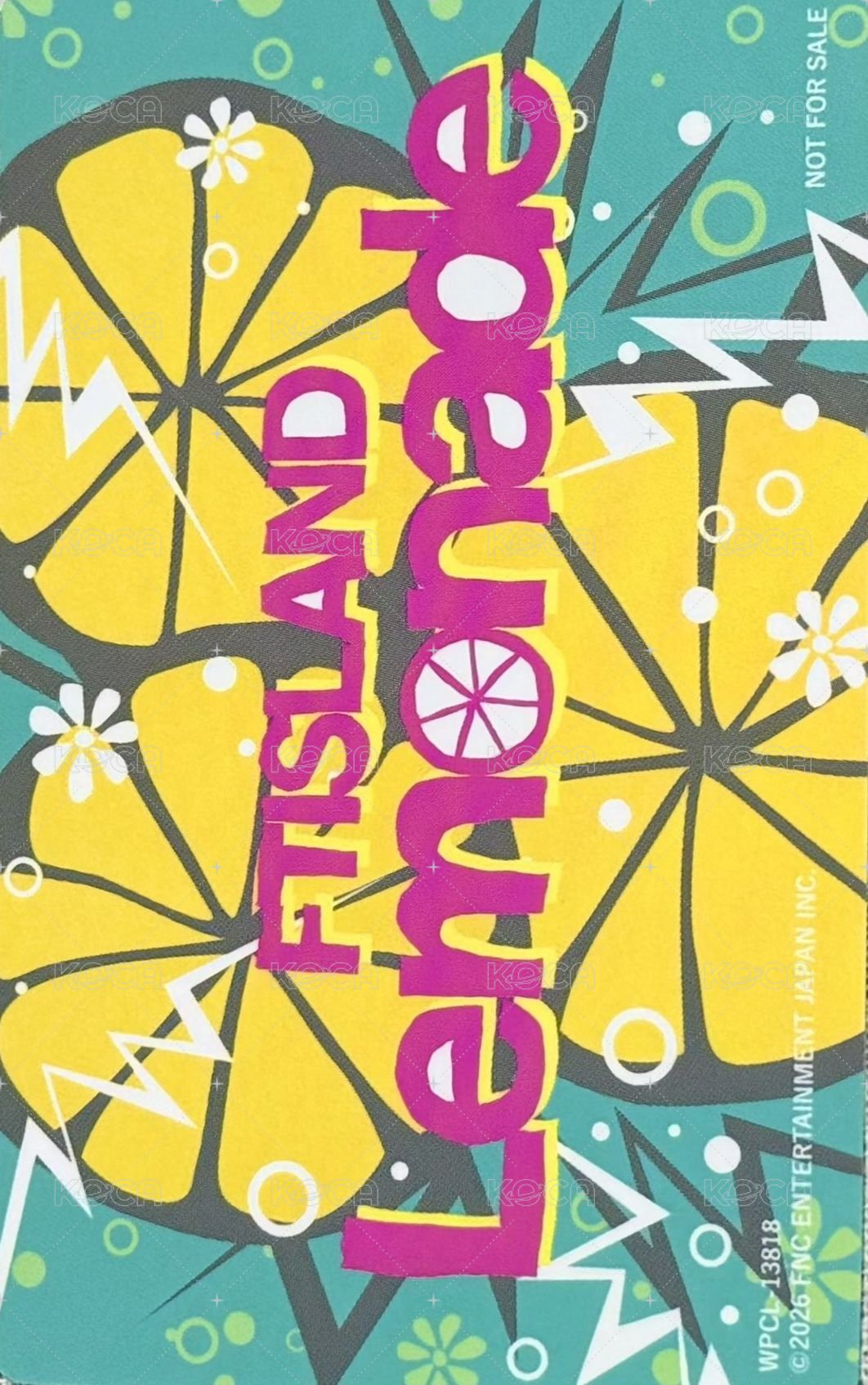 Lemonade 通常盤 專輯卡  背面