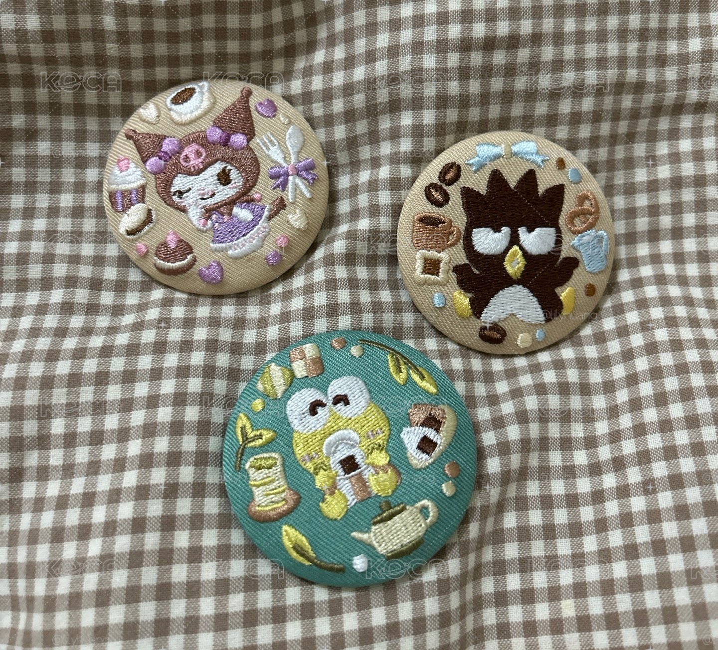 三麗鷗刺繡徽章