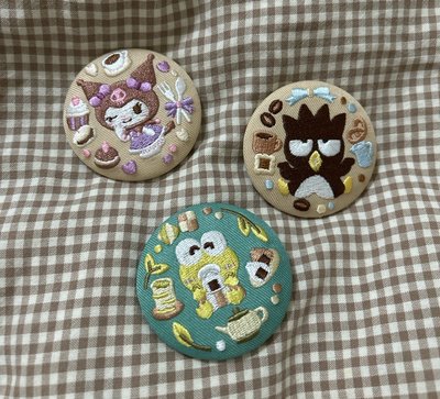 三麗鷗刺繡徽章