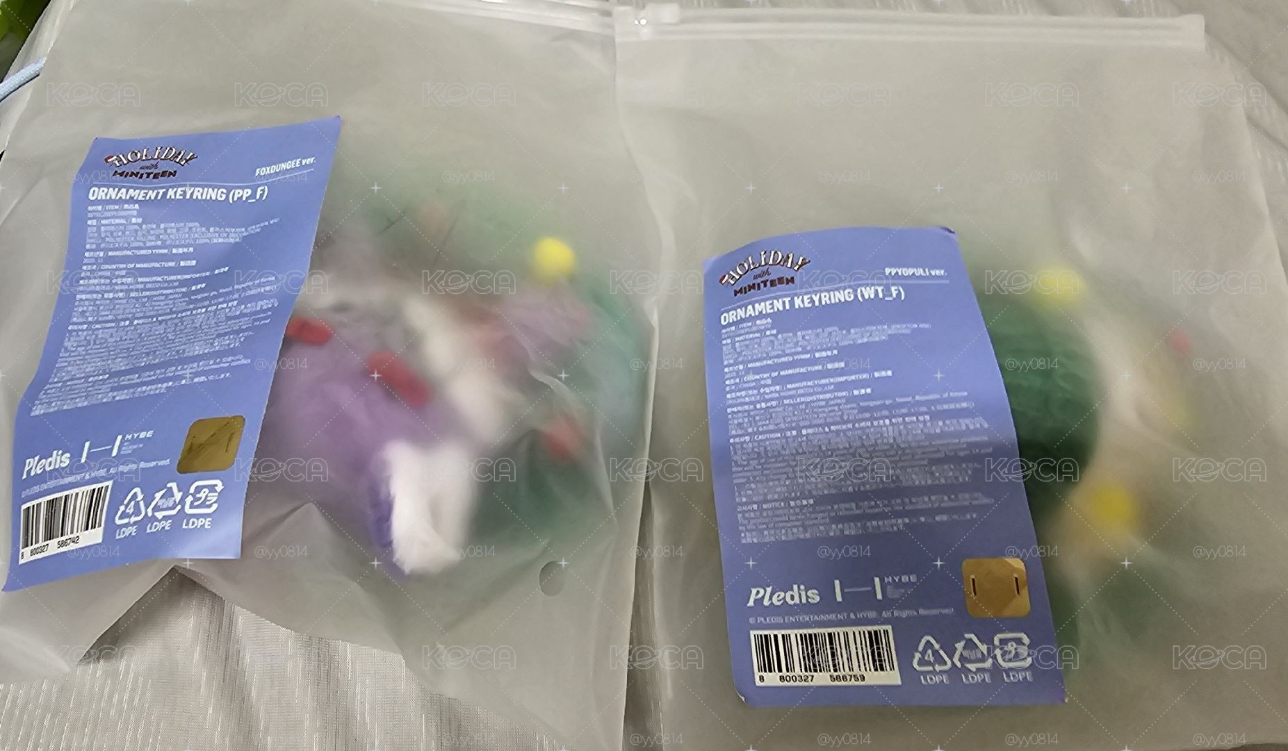 miniteen聖誕花圈娃吊飾圓勳