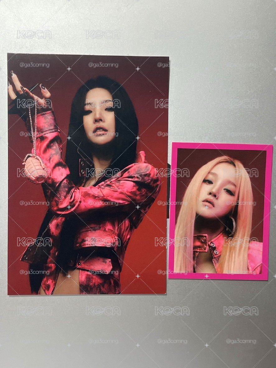 i-dle I never die 明信片+證件照