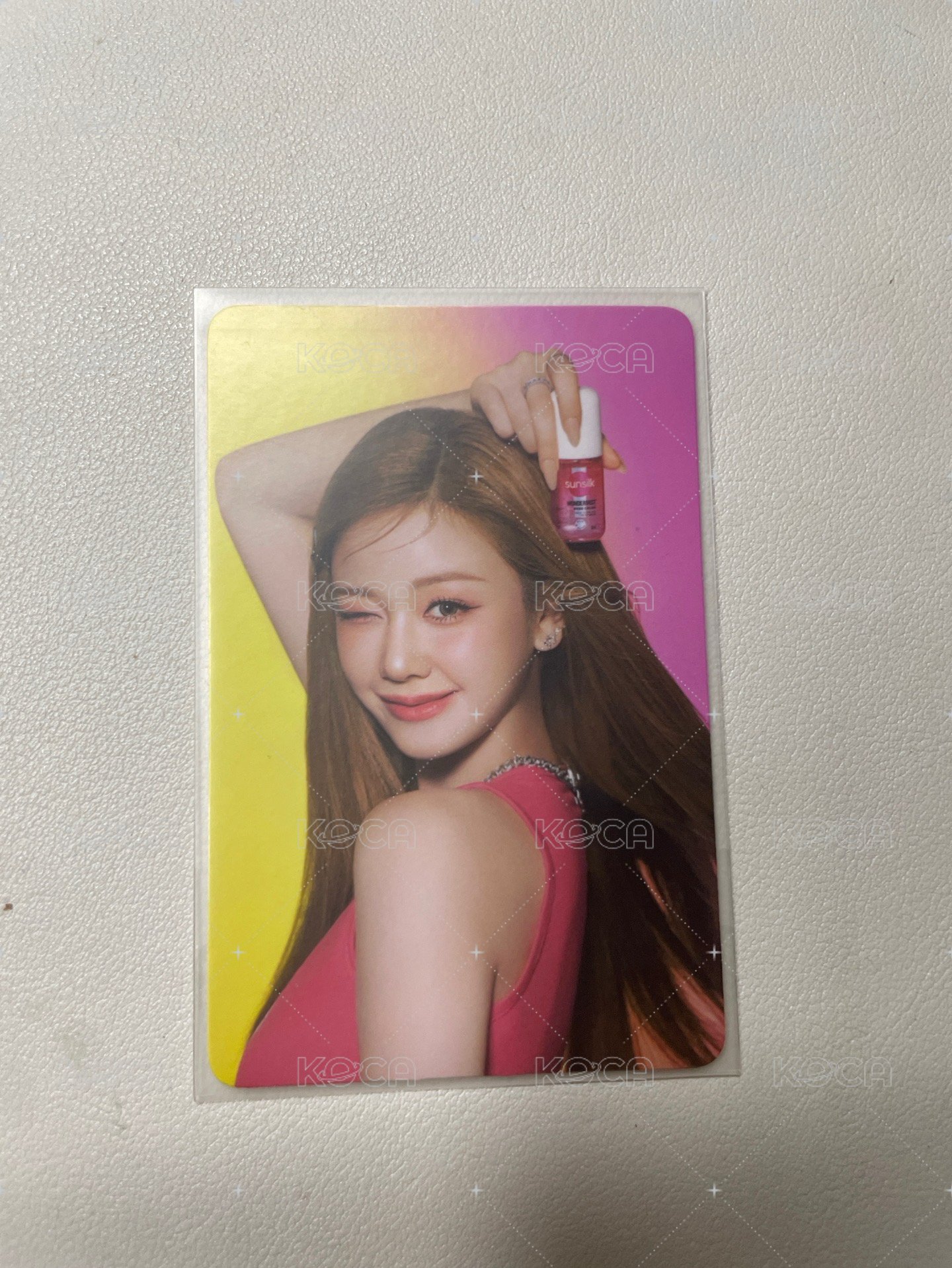 Sunsilk代言卡