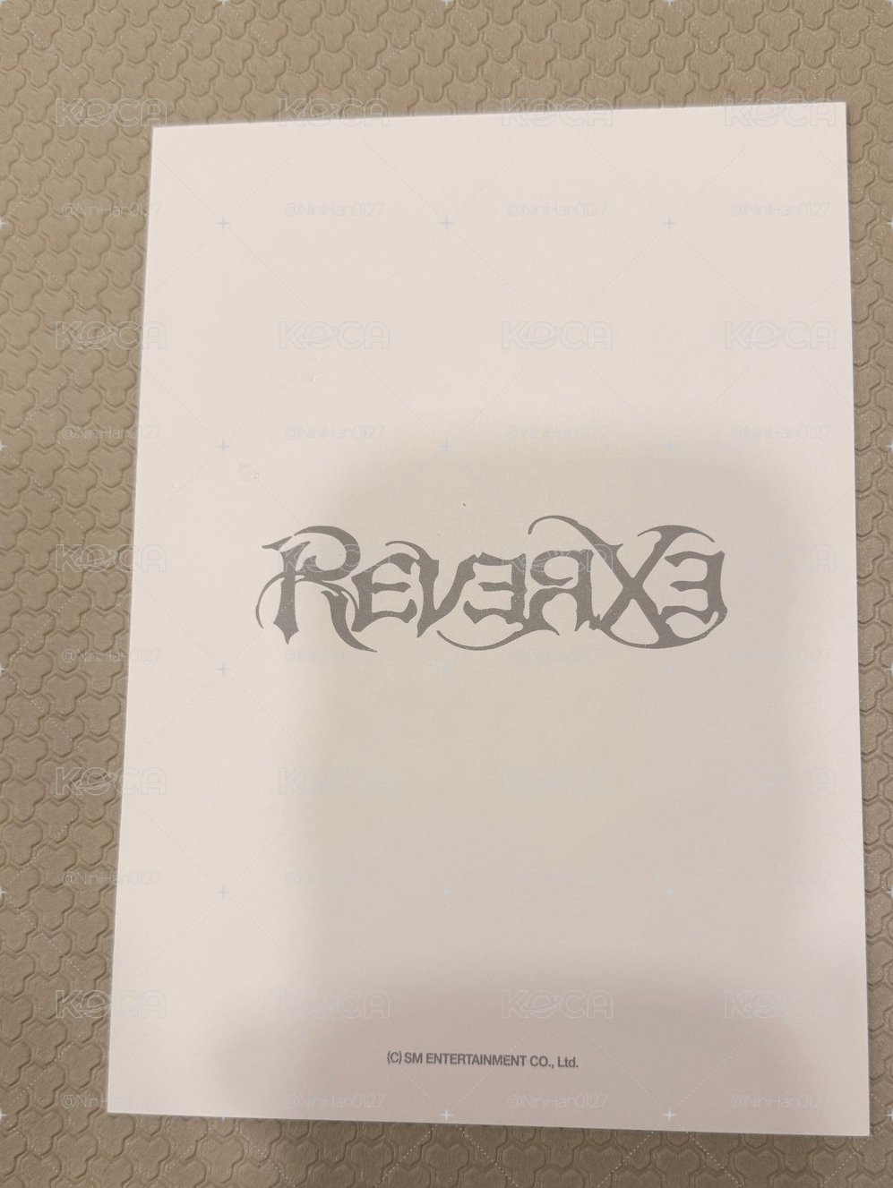 都敬秀🐧嘟 REVERXE 明信片
