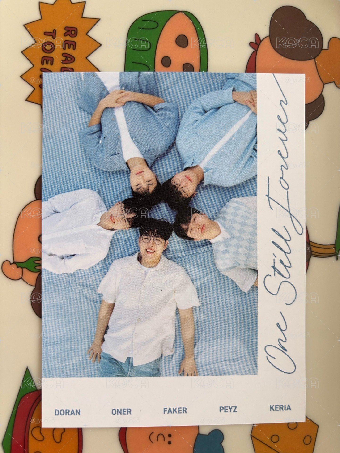 Keria 15cm動物娃（含卡）+Keria刺繡吊飾（無卡）+八月主場日Day2票根+Faker明太魚  贈物請見詳述
