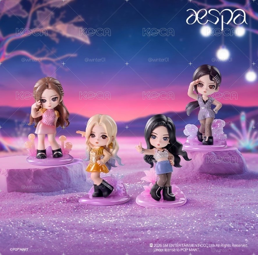 隱藏款｜aespa x POPMART 聯名公仔盲盒 