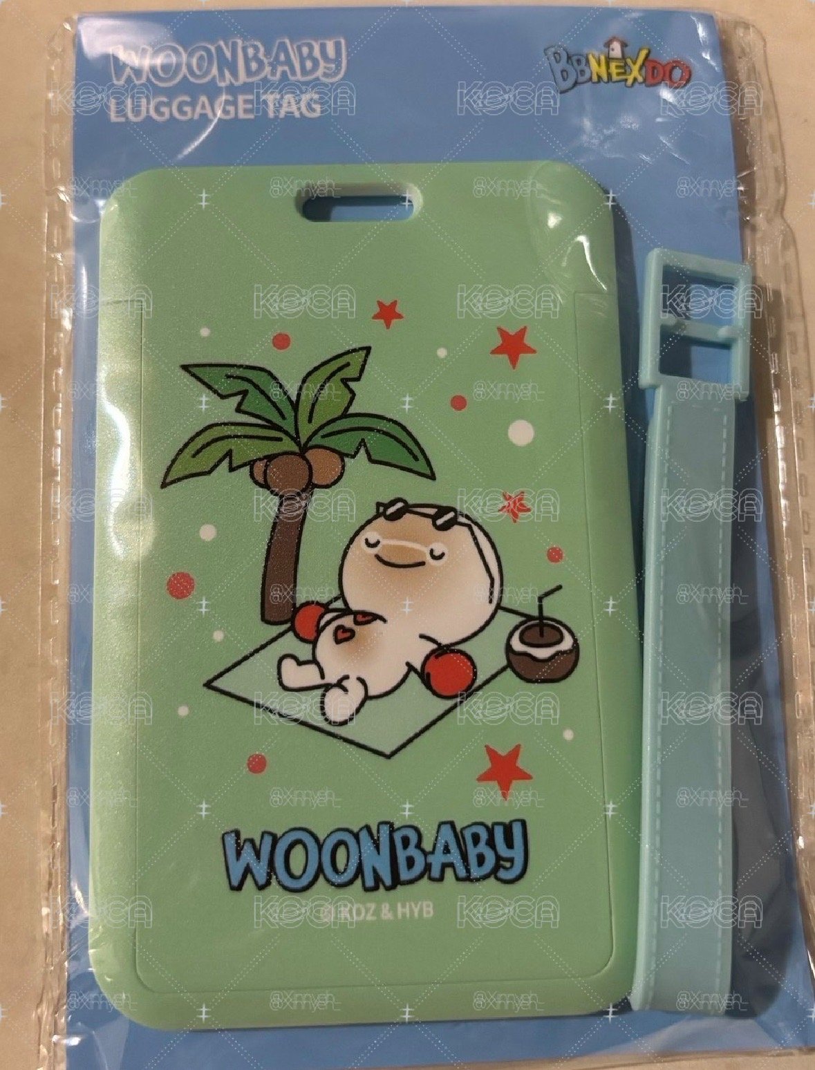 BBNEXDO 台北快閃 行李吊牌 雲寶寶WOONBABY 全新未拆