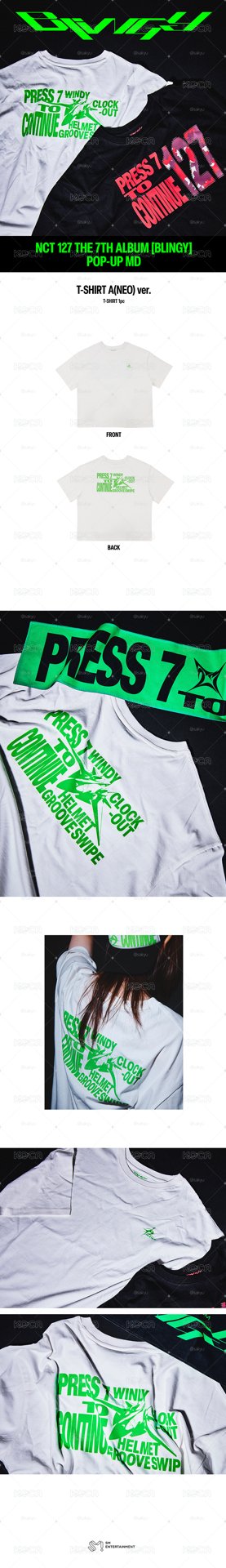 代購 Nct 127 T-shirt neo ver