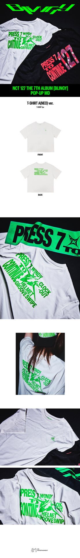 代購 Nct 127 T-shirt neo ver