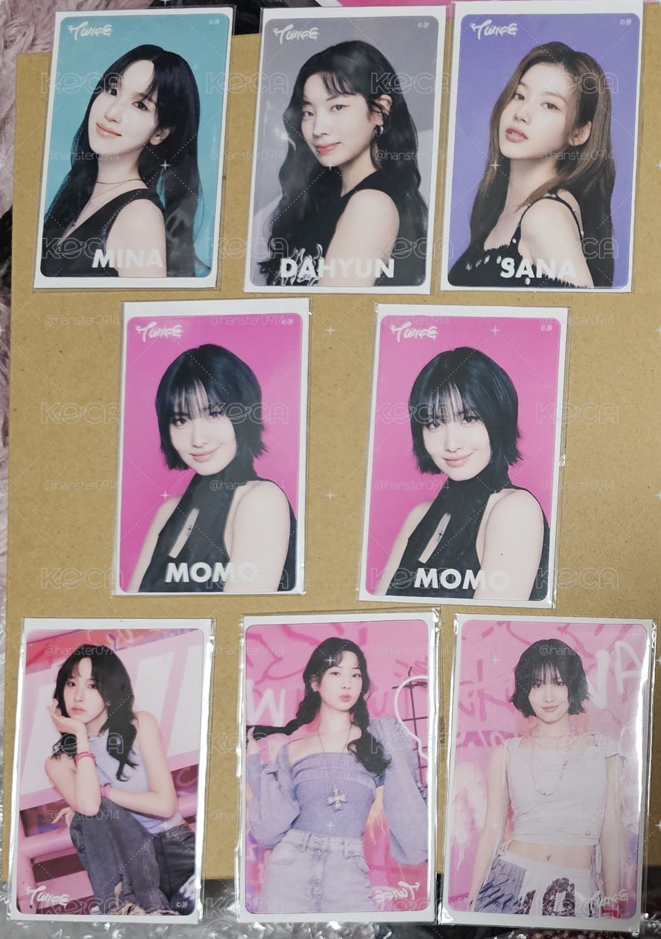 六巡 周邊卡 線下一番賞 參加賞透卡 Mina momo sana 多賢