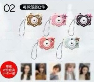 相機造型鑰匙圈刷+附贈刷小卡