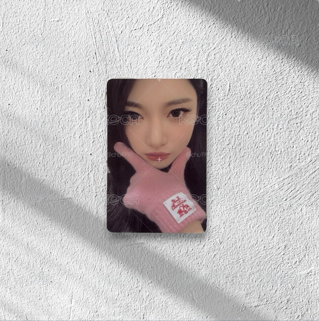 aespa 2024 pink Christmas隨機卡NINGNING