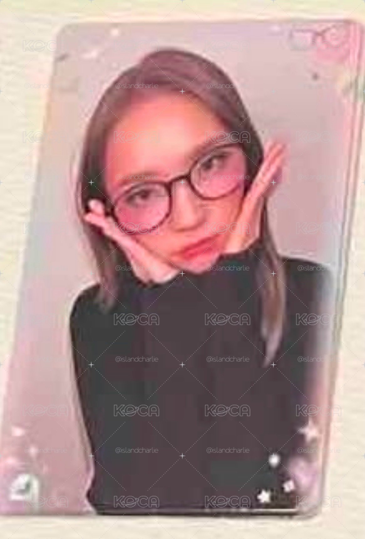 Jan 七月書展女生眼鏡小卡