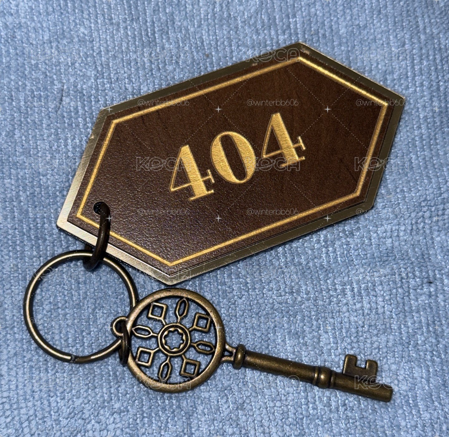 德魯納酒店 Room Key 404房鑰匙圈