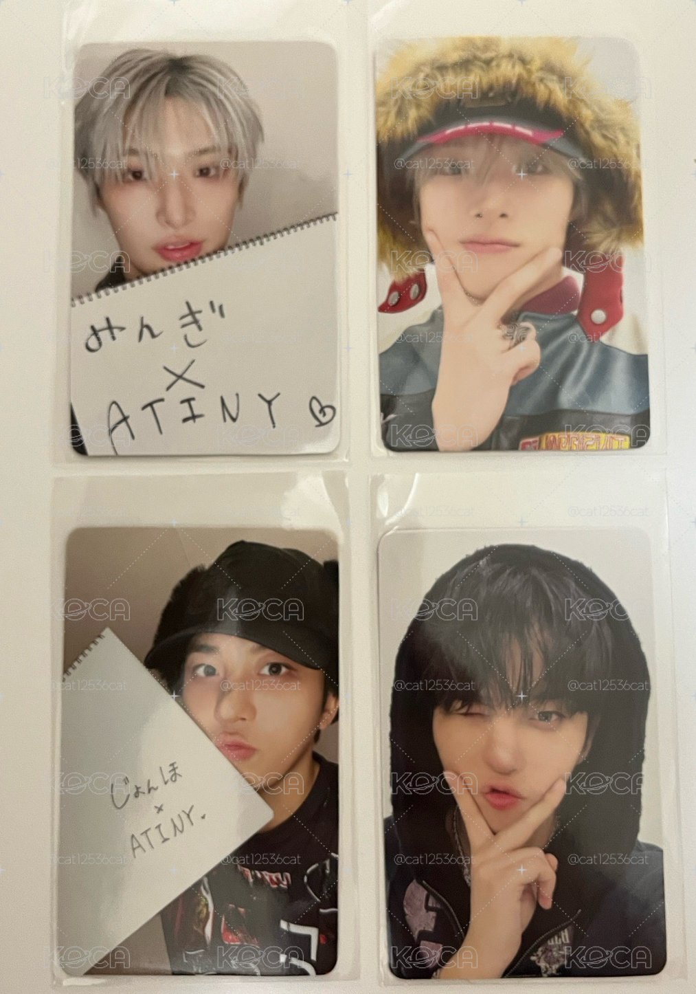 ATEEZ JP BAD FC 特典卡 旼鍾🐥🐻