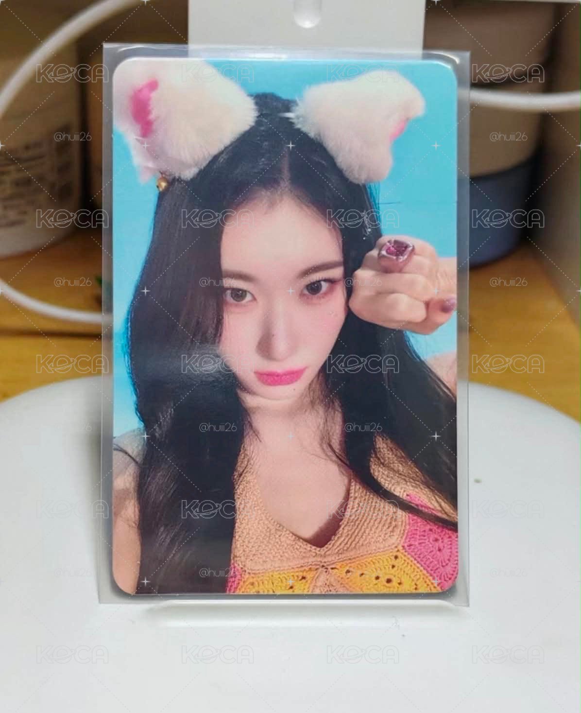 李彩領貓貓拳小卡 鑽戒很特別