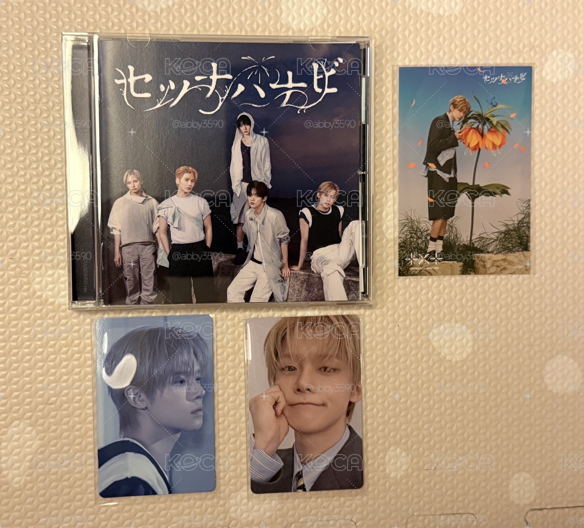 セツナハナビ 通常盤 然竣全專+快閃店扭蛋（幸運卡非現）