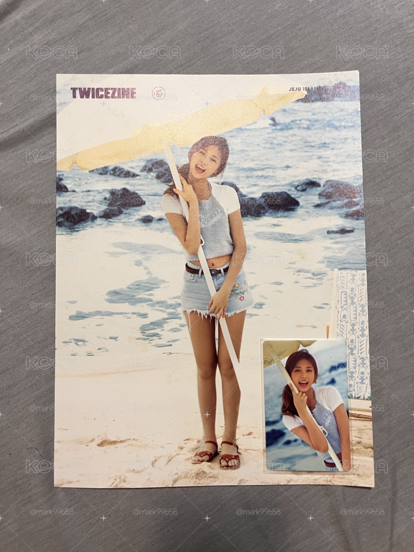 TWICEZINE 子瑜 雜誌卡+海報