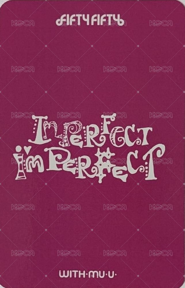 Imperfect-I'mperfect wm 線下3.0 簽售卡 A ver. 背面