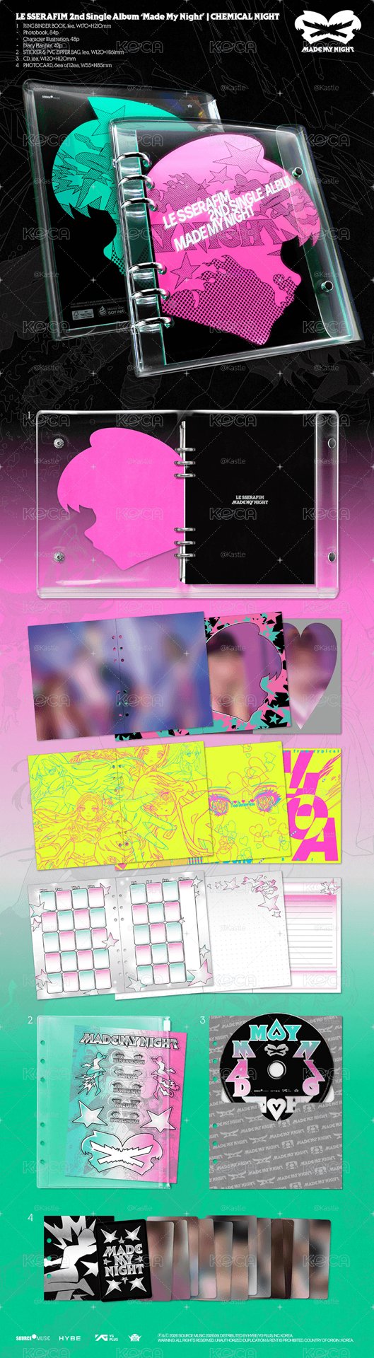 [Pre-Order~9/3] LE SSERAFIM [MADE my Nightt] SW通路