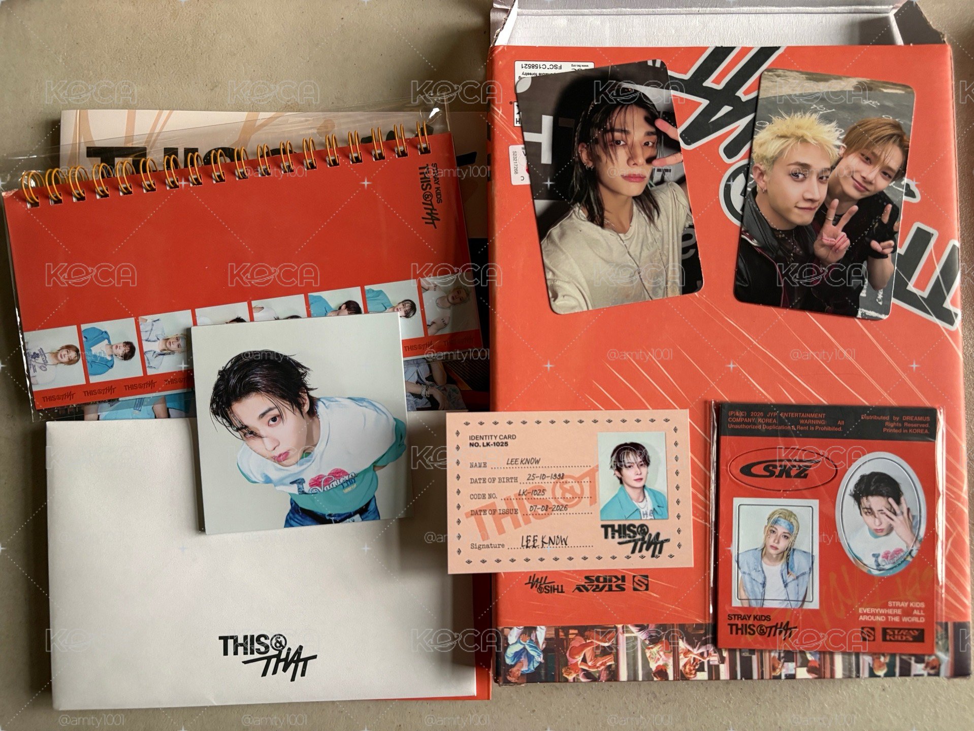 STRAY KIDS THIS & THAT 專輯 THAT ver. 已拆專